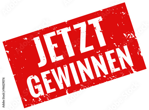 Jetzt gewinnen Stempel rot