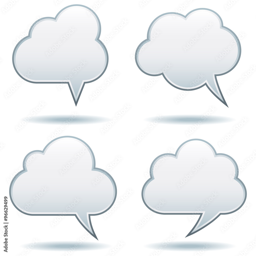 Cloud Speech Bubbles Cloud Speech Bubbles