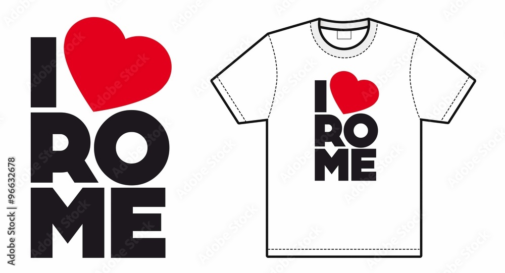 Fototapeta premium I Love Rome