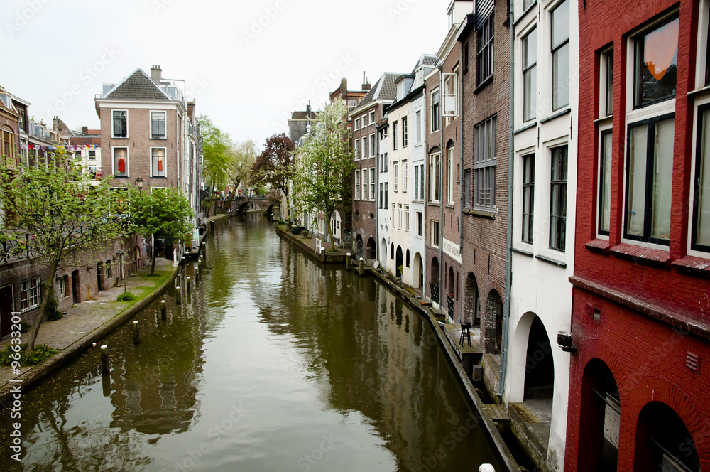 Canal in Utrecht - Netherlands