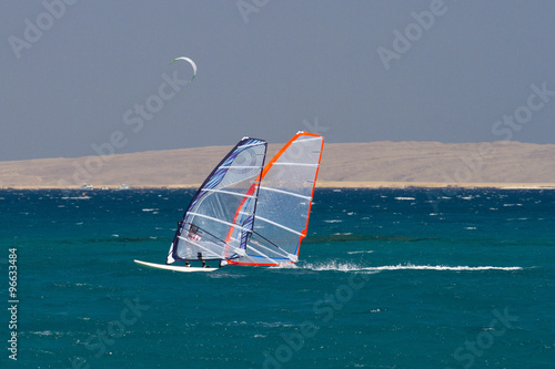Tandem Windsurfen in Ägypten, Hurghada.
