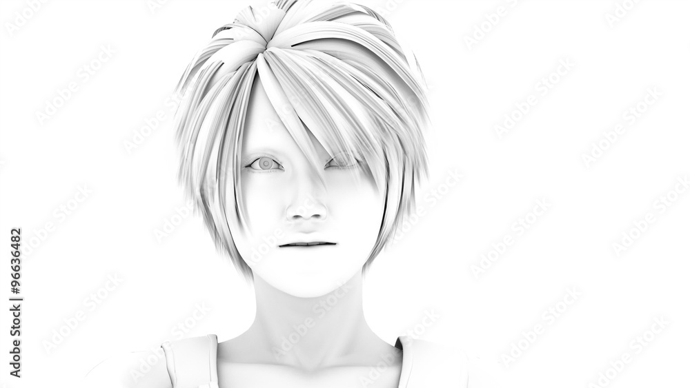 4K UHD - 3D VIDEO animation - CLIP OF WOMAN WHO SPEAKS 4K UHD - 3D VIDEO animation - CLIP OF WOMAN WHO SPEAKS