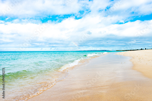 Sea  beach  seascape. Okinawa  Japan.