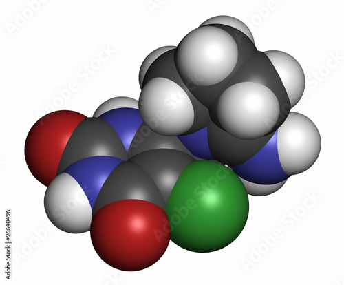 Tipiracil cancer drug molecule 