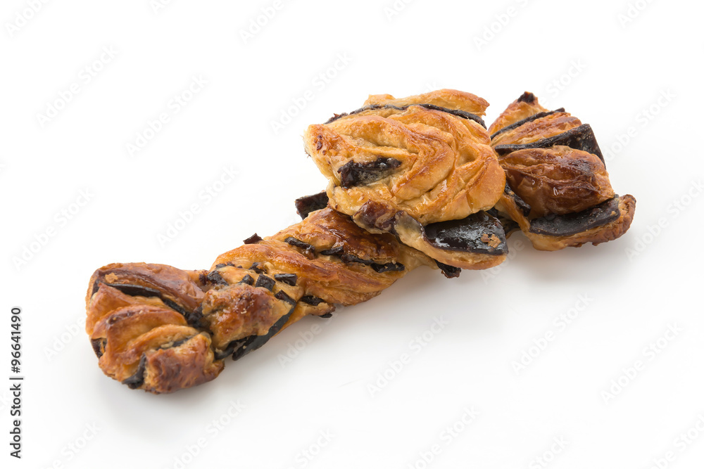 bread stick with chocolate bread stick with chocolate