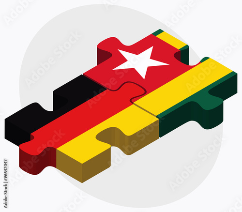 Germany and Togo Flags