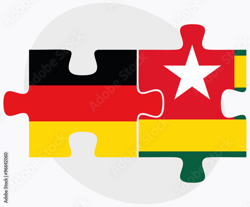 Germany and Togo Flags