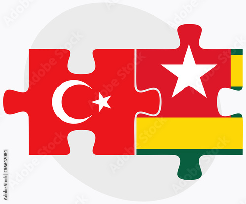 Turkey and Togo Flags