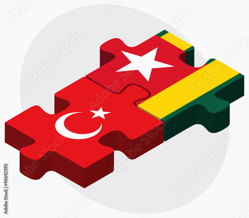 Turkey and Togo Flags