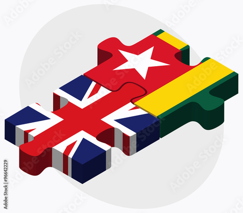 Switzerland and Togo Flags