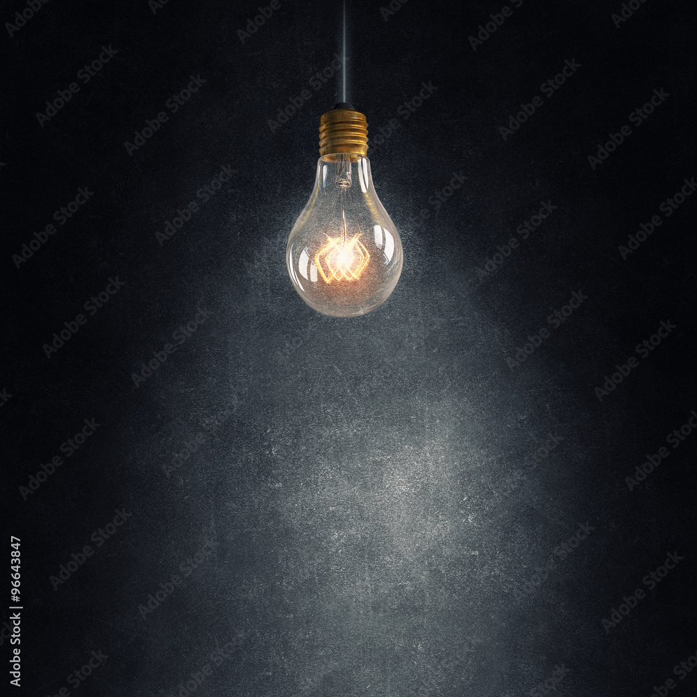 Bright electric bulb Bright electric bulb