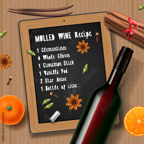 Christmas drink mulled wine