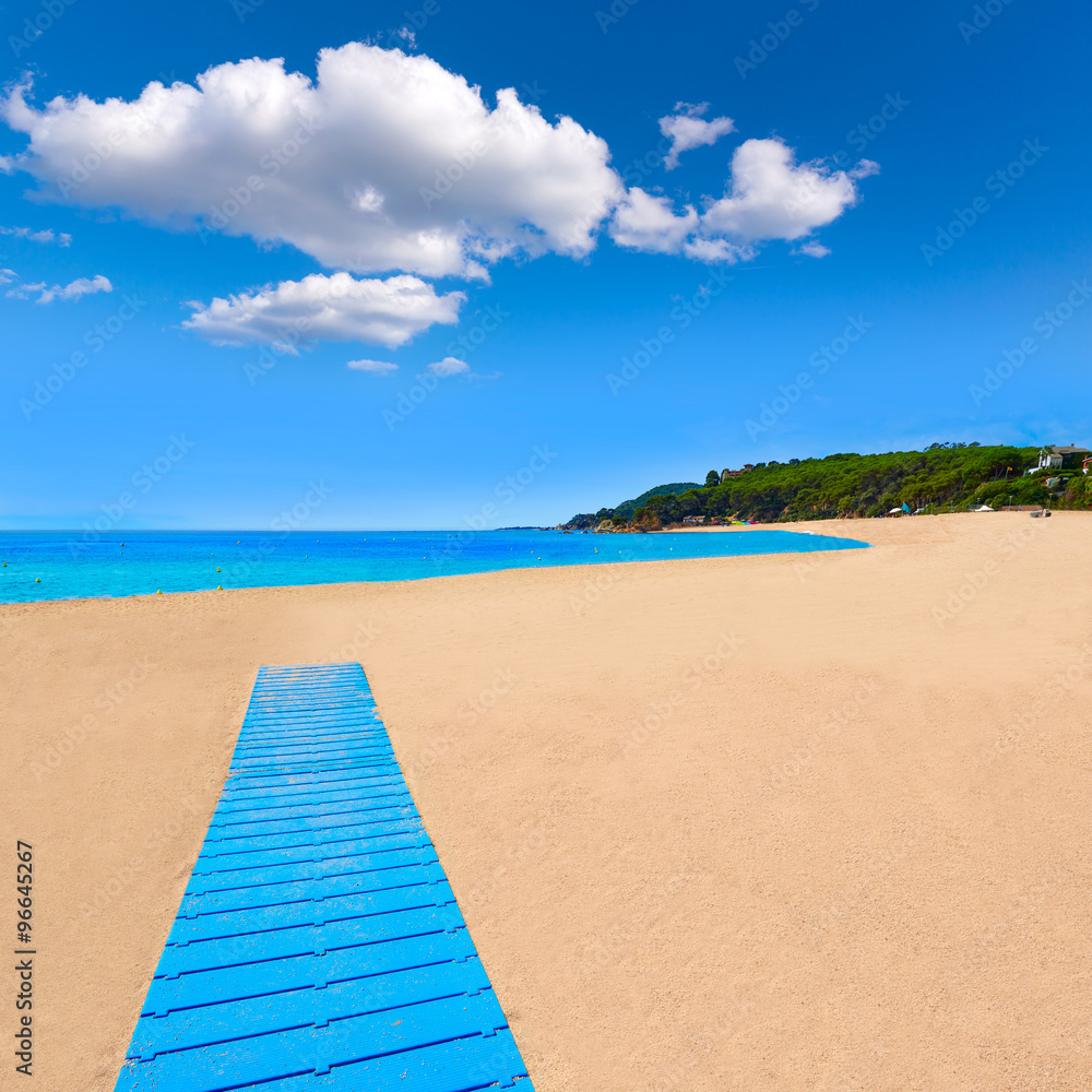 Platja Fenals Beach in Lloret de Mar Costa Brava