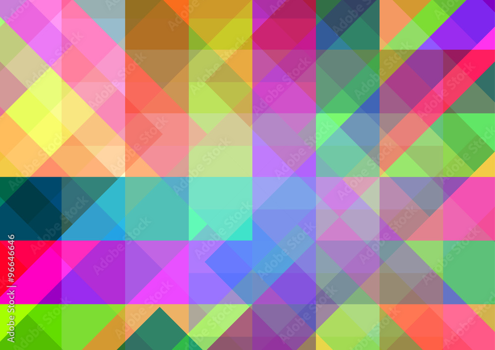 Abstract geometric background with colorful tiles Abstract geometric background with colorful tiles