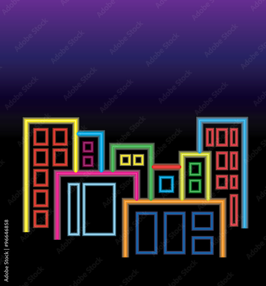 City of neon lights City of neon lights