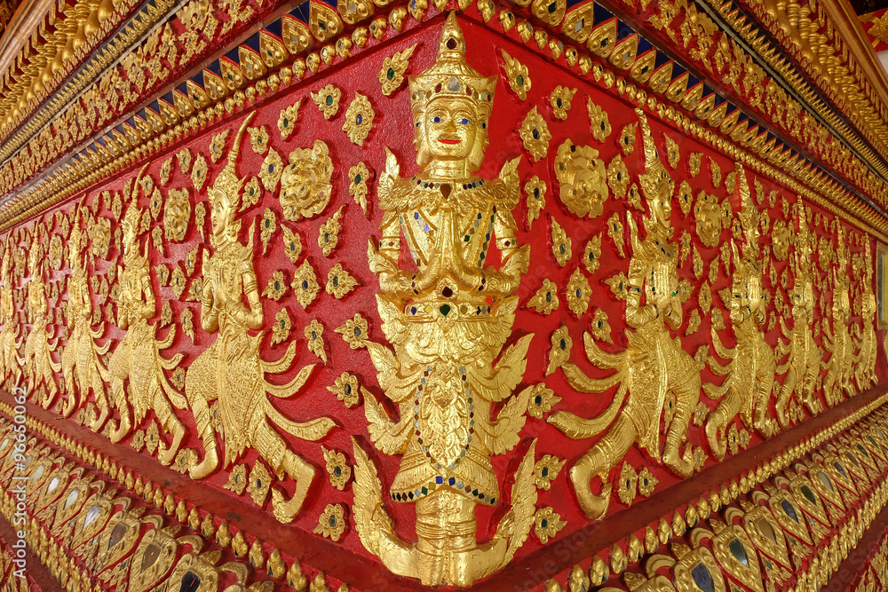 art of thai sculpture in Wat Suan Dok, thai temple in chiang mai art of thai sculpture in Wat Suan Dok, thai temple in chiang mai