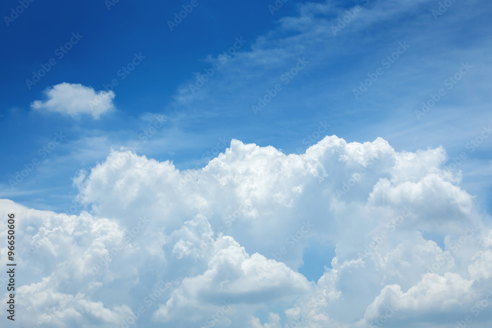 Fototapeta premium cloud and blue sky background