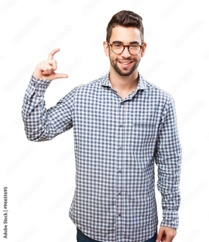 man holding something man holding something