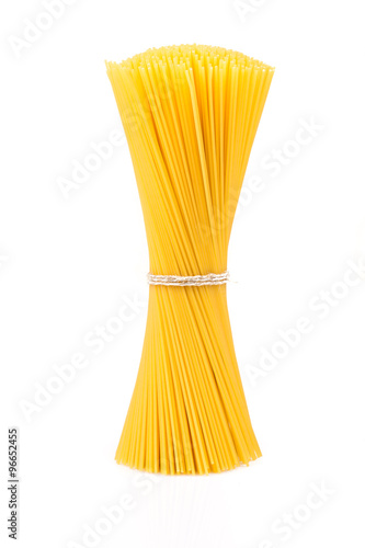 Uncooked pasta spaghetti macaroni