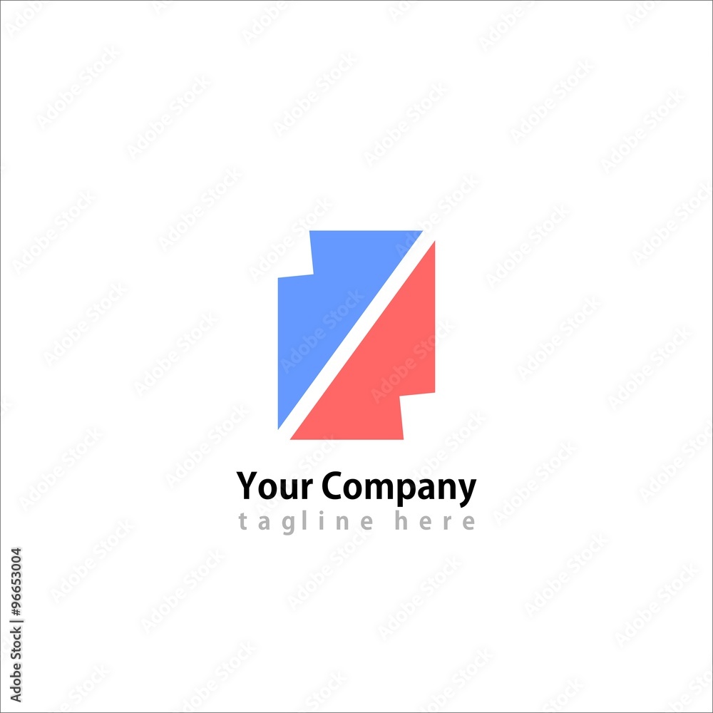 Paper vector logo icon Paper vector logo icon