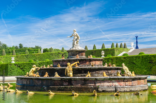 Latone fountain in royal residence Versailles, France