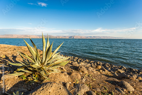 Fotografie Panorama of The Galilee Sea, Israel
