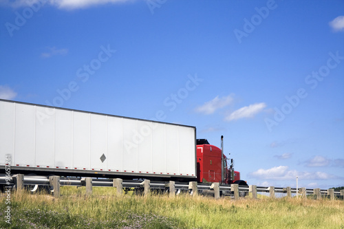 Semi Truck on the road