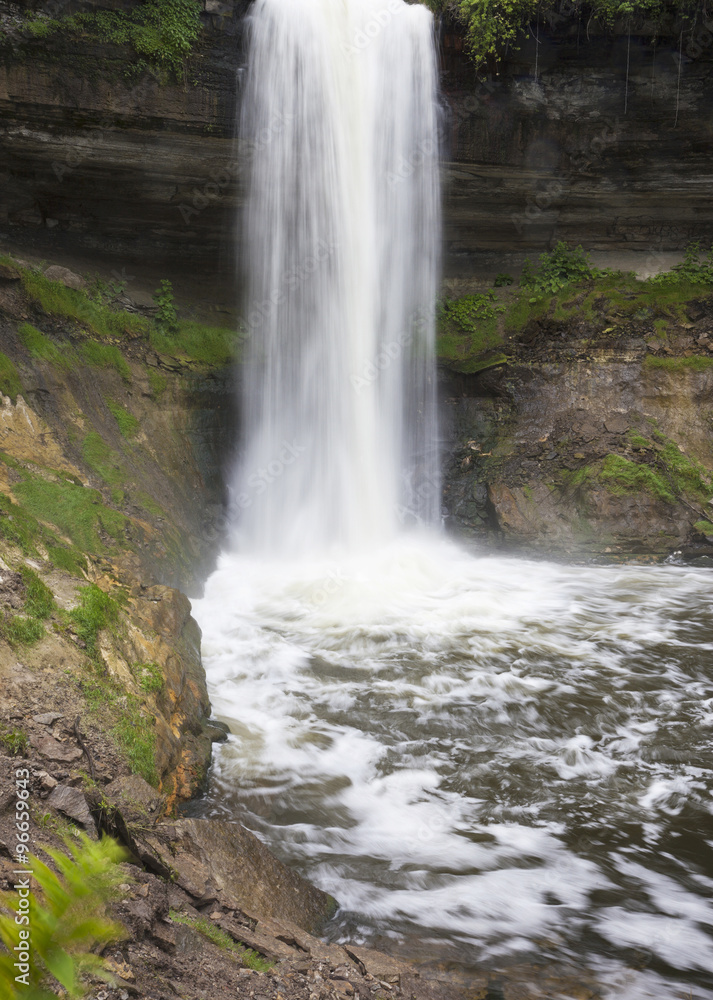 Minnehaha falls in Minnesota Minnehaha falls in Minnesota