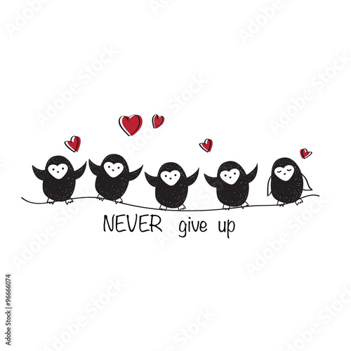 Cute penguins design