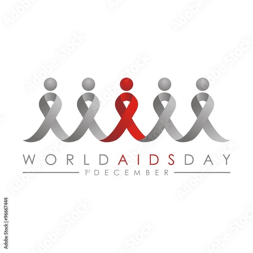 AIDS Care Symbol 0112 Design Illustration