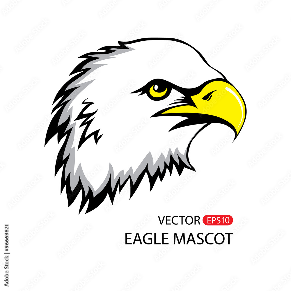 Obraz premium Eagle head mascot
