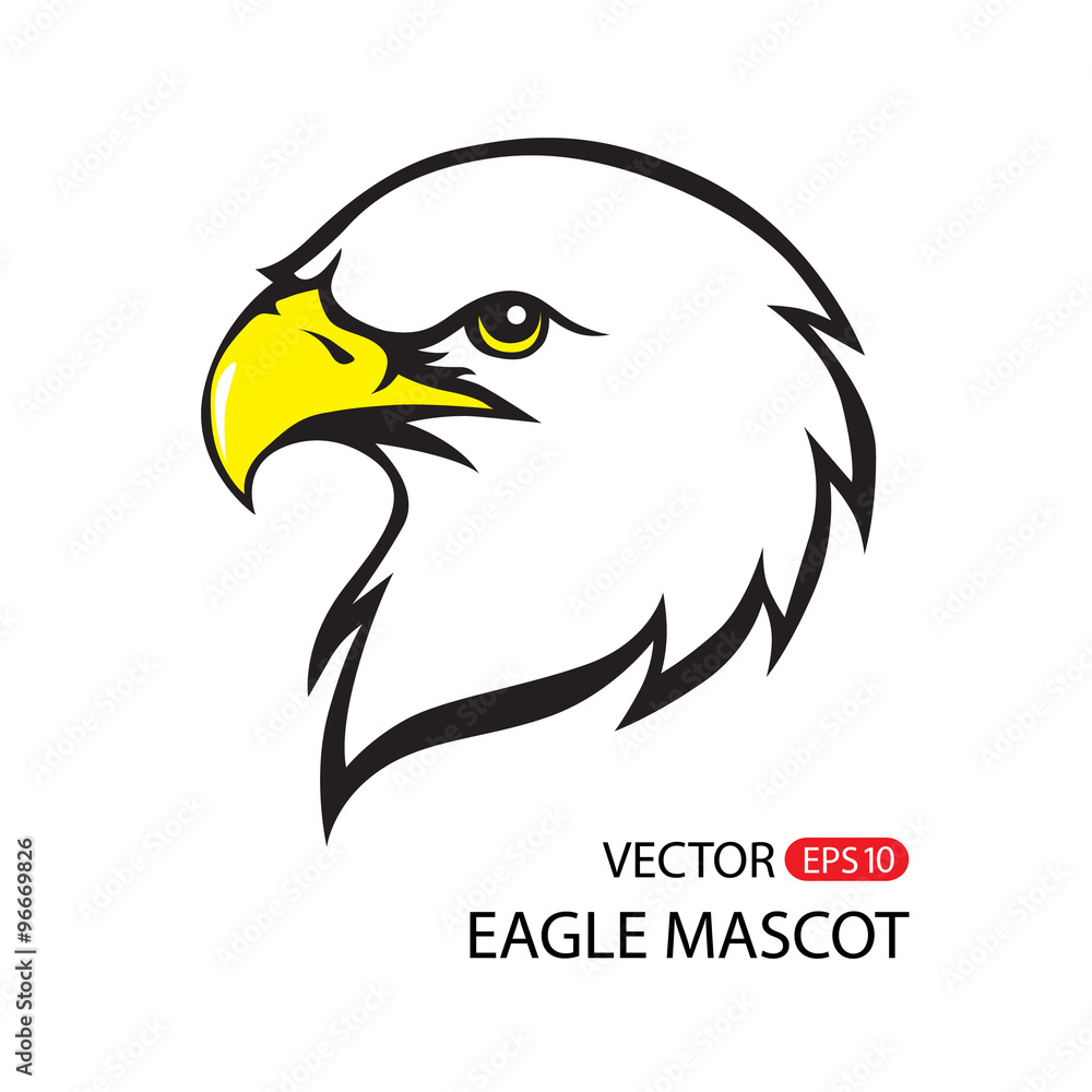 Obraz premium Eagle head mascot