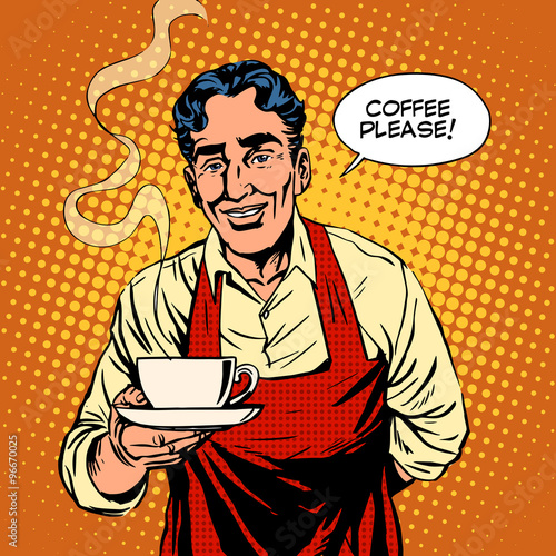 Barista hot coffee