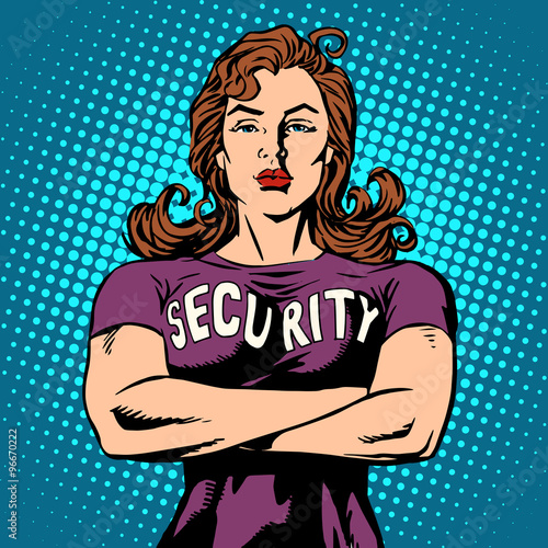 woman security guard