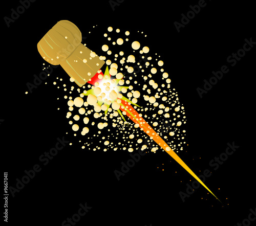 Flying Rocket Powered Cork