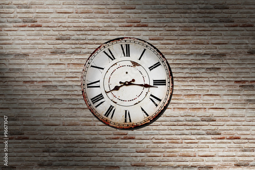 Wallpaper Mural old clock Torontodigital.ca