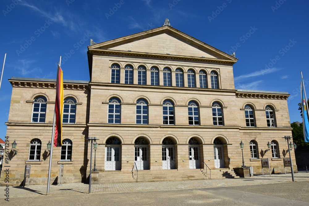Fototapeta premium View in the city of Coburg, Bavaria, region Upper Franconia, Germany