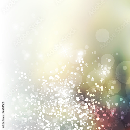 Wallpaper Mural Sparkling Cover Design Template with Abstract, Blurred, Colorful Background Torontodigital.ca