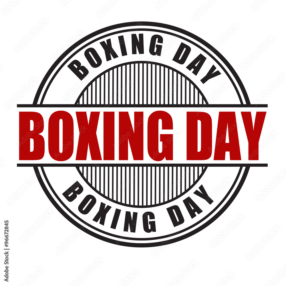 Boxing day stamp