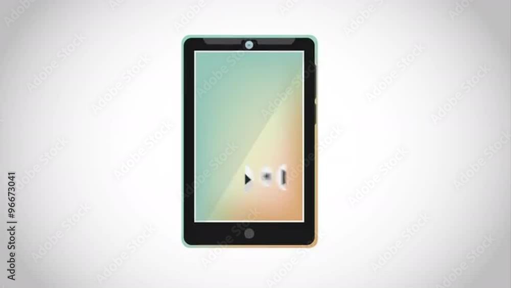Cellphone with music design, Video Animation Cellphone with music design, Video Animation