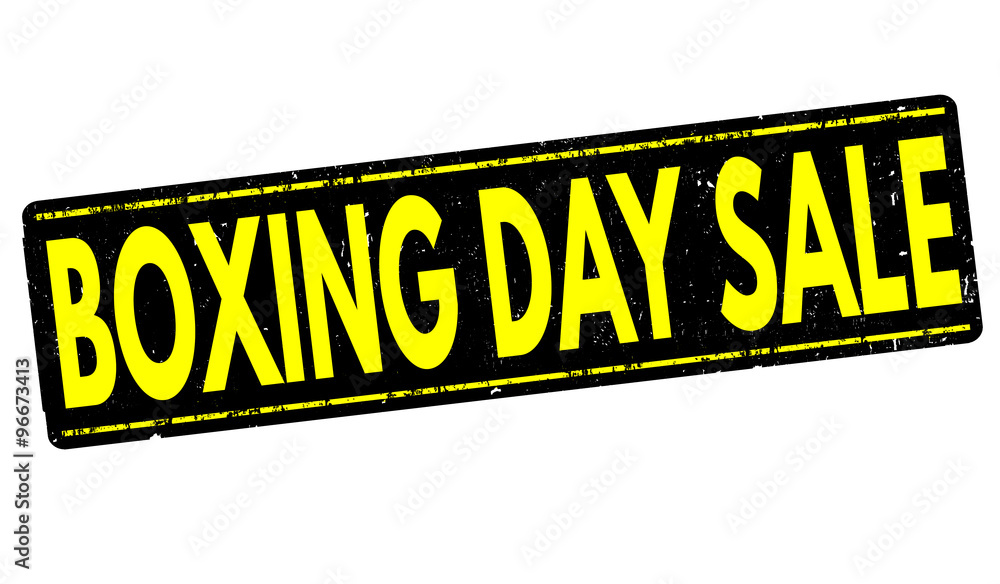 Fototapeta premium Boxing day stamp