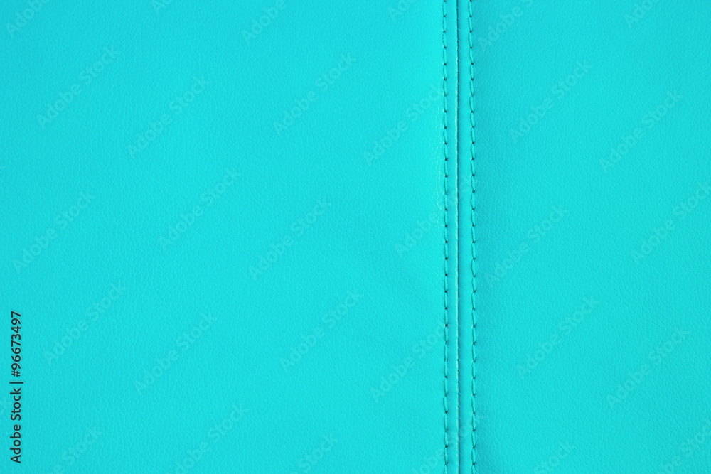 Background texture of Light Blue artificial leather