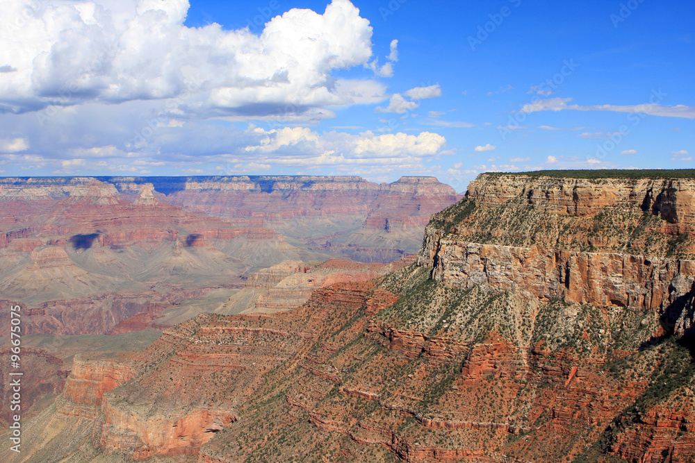 View of Grand Canyon in the state of Arizona, United States