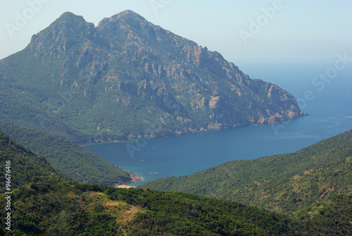 Corse, côte sauvage du golfe de Porto