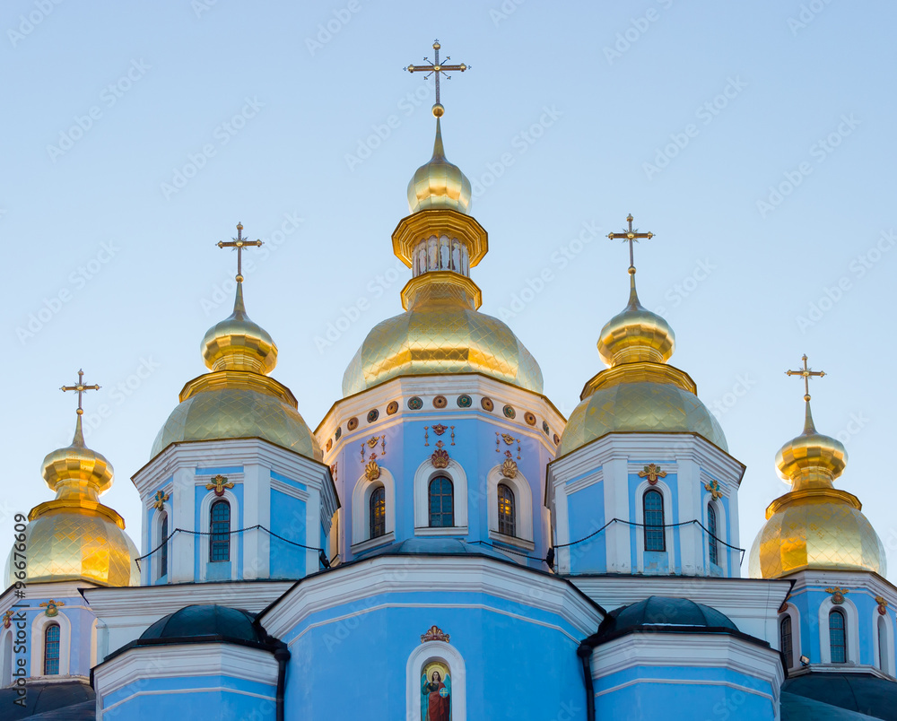 Domes of St. Michael's Golden-Domed Monastery Domes of St. Michael's Golden-Domed Monastery