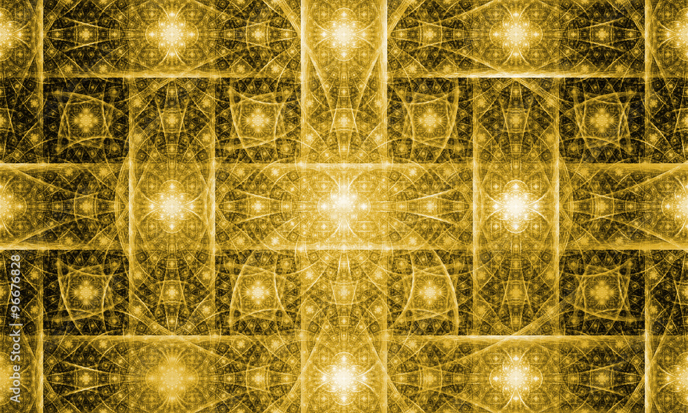 Fototapeta premium Fractal art background for creative design. Decoration for wallpaper desktop, poster, cover booklet. Abstract texture. Psychedelic. Print for clothes, t-shirt.