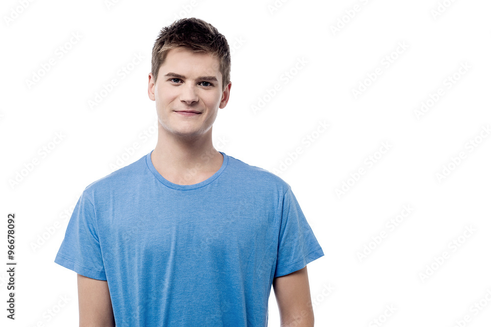 Smart smiling young man Smart smiling young man
