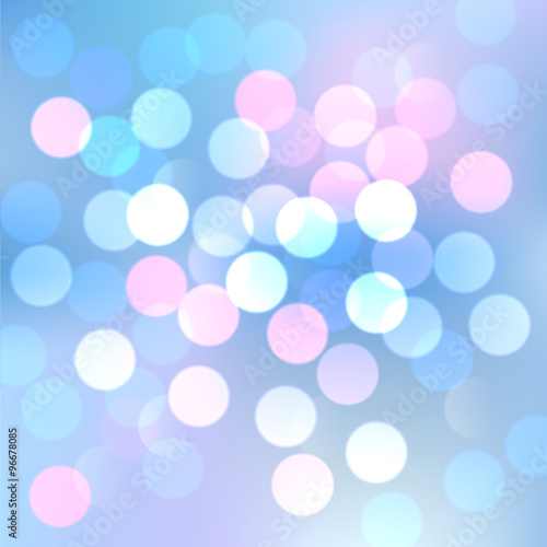 blue bokeh lights 