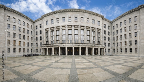 Panorama of Federal Ministry of Finance, Berlin, Germany photo
