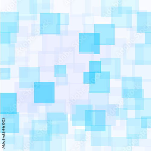 Abstract Azure Squares Background